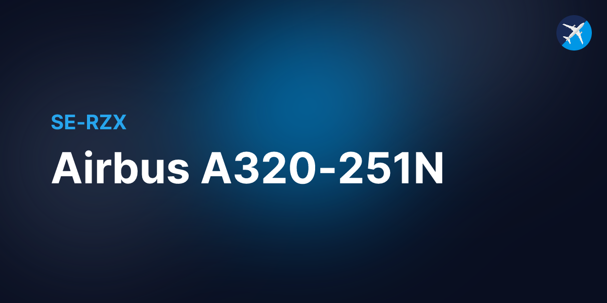 SE-RZX - Airbus A320-251N from Scandinavian Airlines (SAS)